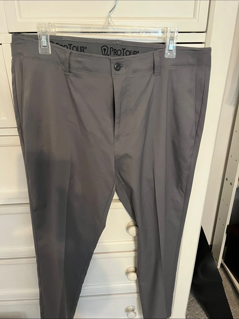 Men's Dress Pants in Charcoal Gray